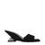The Attico Black Leather Platforms