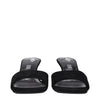 The Attico Black Leather Platforms