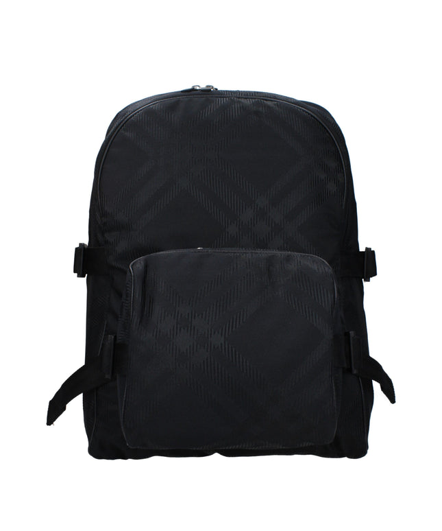 Burberry Black Fabric Backpacks