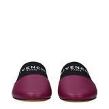 Givenchy Purple Leather Slippers