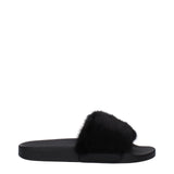 Givenchy Black Cotton Slippers