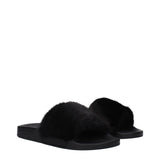 Givenchy Black Cotton Slippers