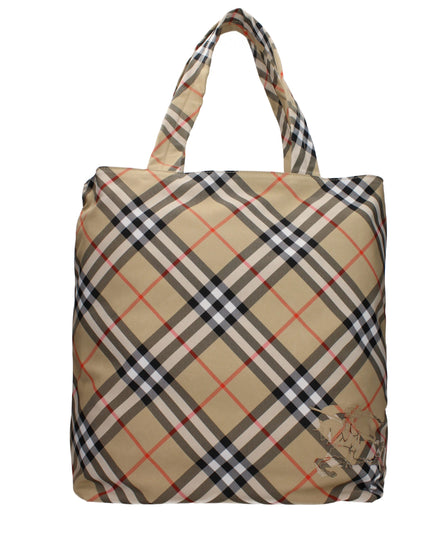Burberry Beige Fabric Shoulder Bags