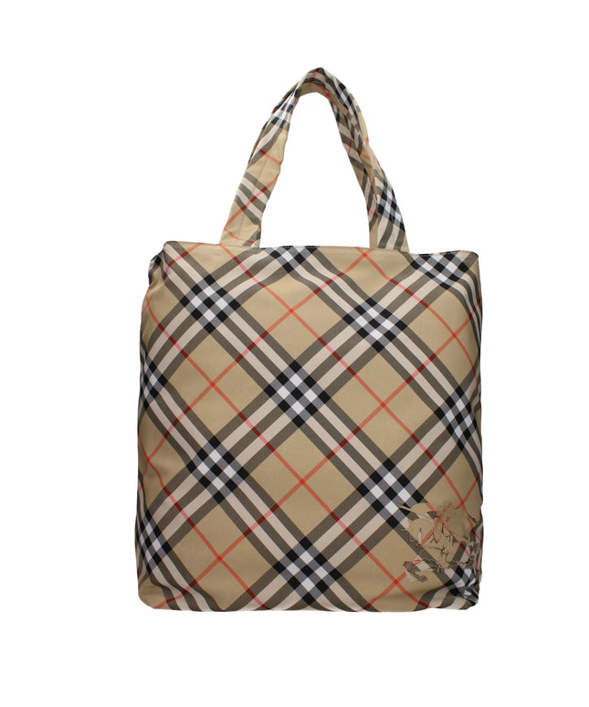 Burberry Beige Fabric Shoulder Bags
