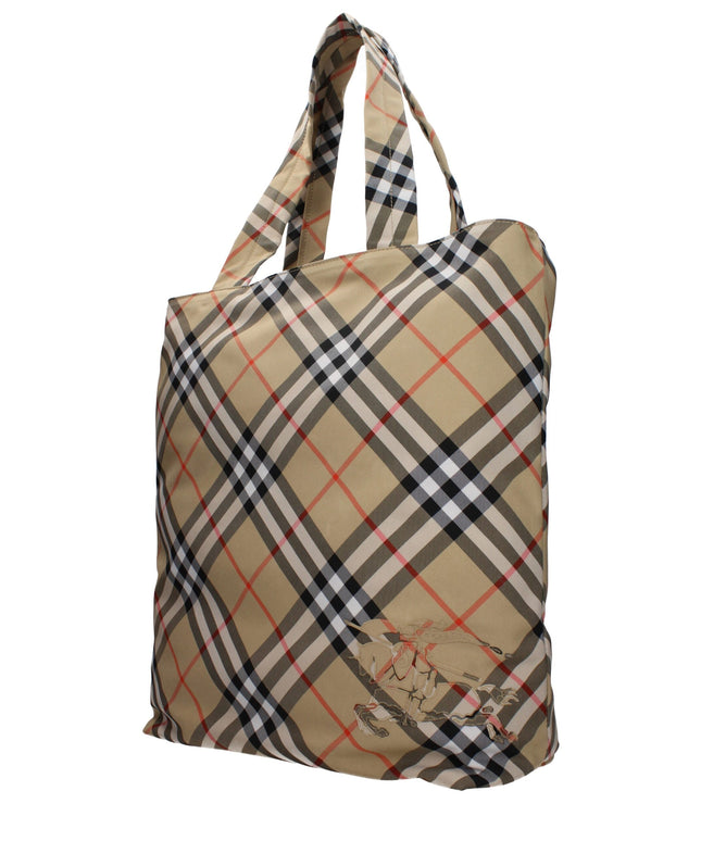 Burberry Beige Fabric Shoulder Bags
