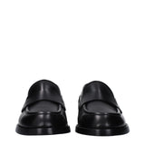 Dolce & Gabbana Black Leather Slip-On Loafers