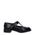 Miu Miu Black Leather Slip-On Loafers