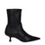 Stuart Weitzman Black Leather Ankle Boots