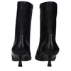 Stuart Weitzman Black Leather Ankle Boots
