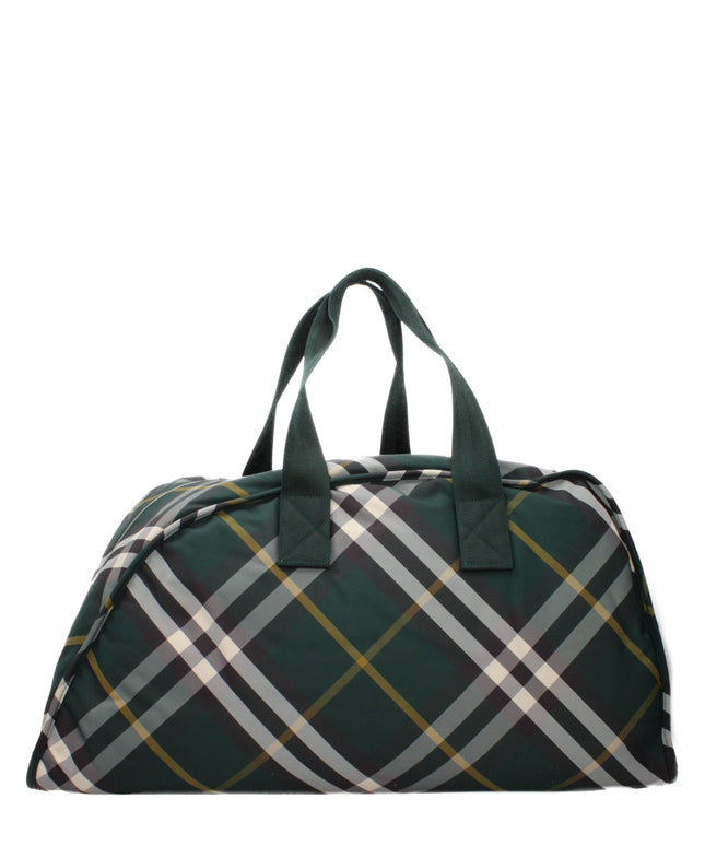 Burberry Green Fabric Luggage And Travel