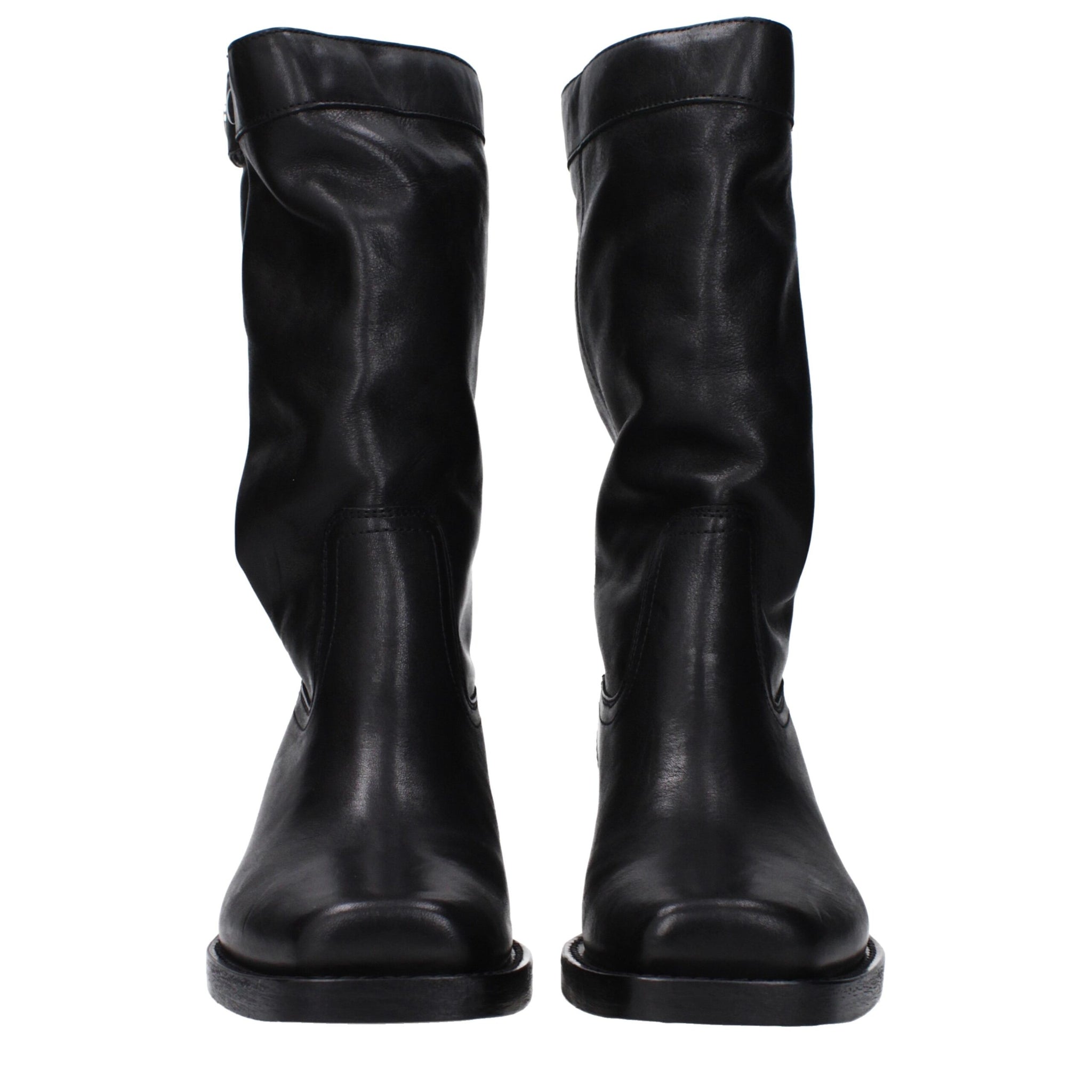Isabel Marant Black Leather Ankle Boots