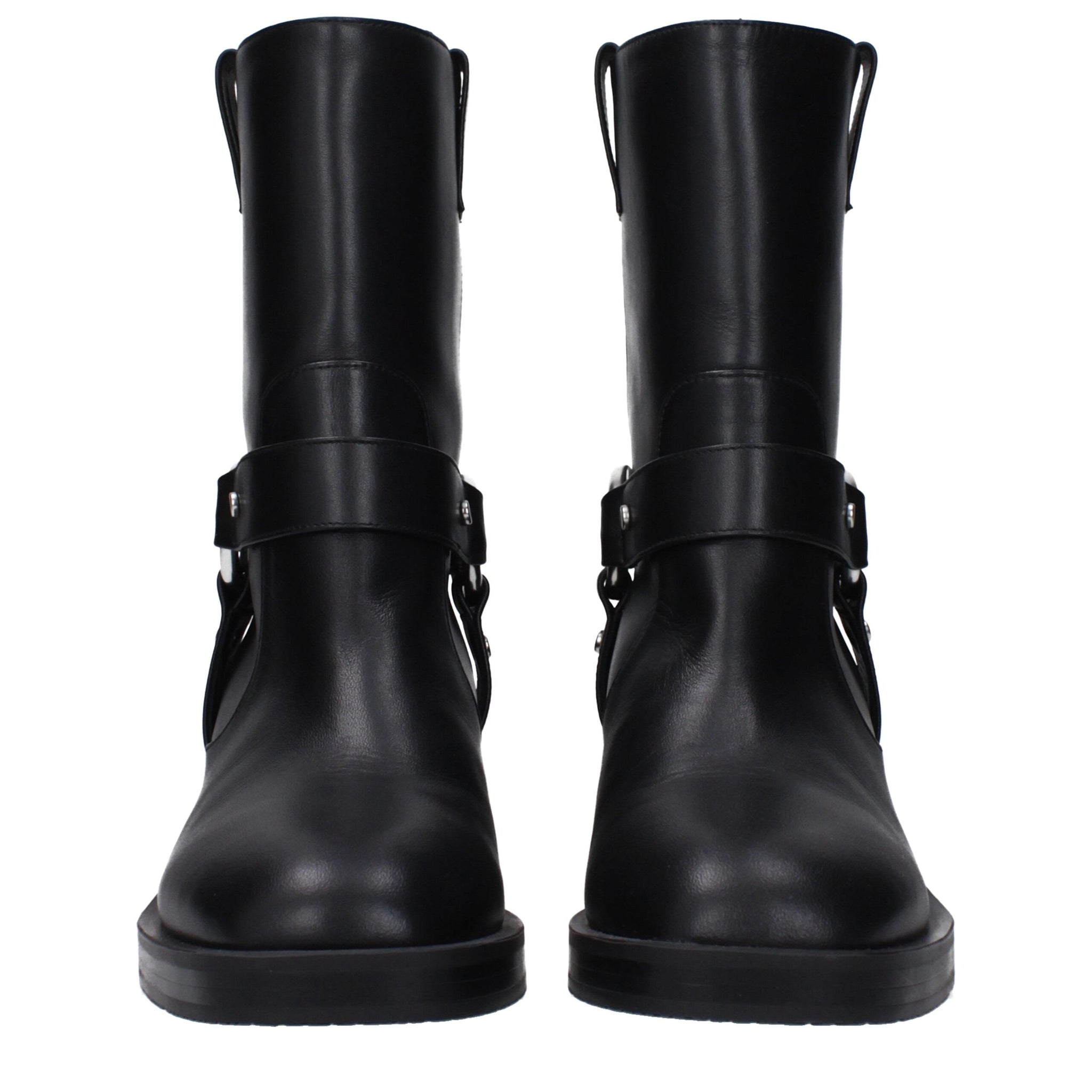 Stuart Weitzman Black Leather Ankle Boots