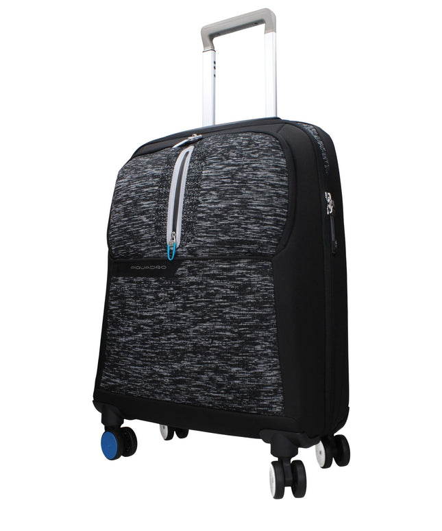 Piquadro Black Fabric Luggage And Travel