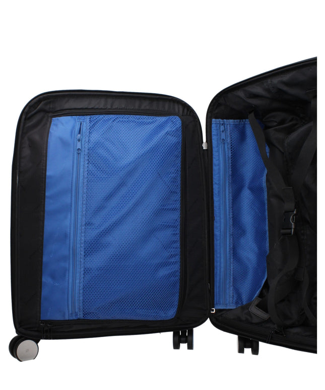 Piquadro Black Fabric Luggage And Travel