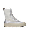 Philippe Model Gray Leather Ankle Boots