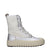 Philippe Model Gray Leather Ankle Boots