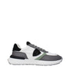Philippe Model White Fabric Athletic Sneakers