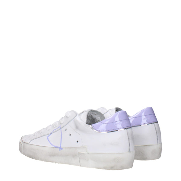 Philippe Model White Leather Low Tops