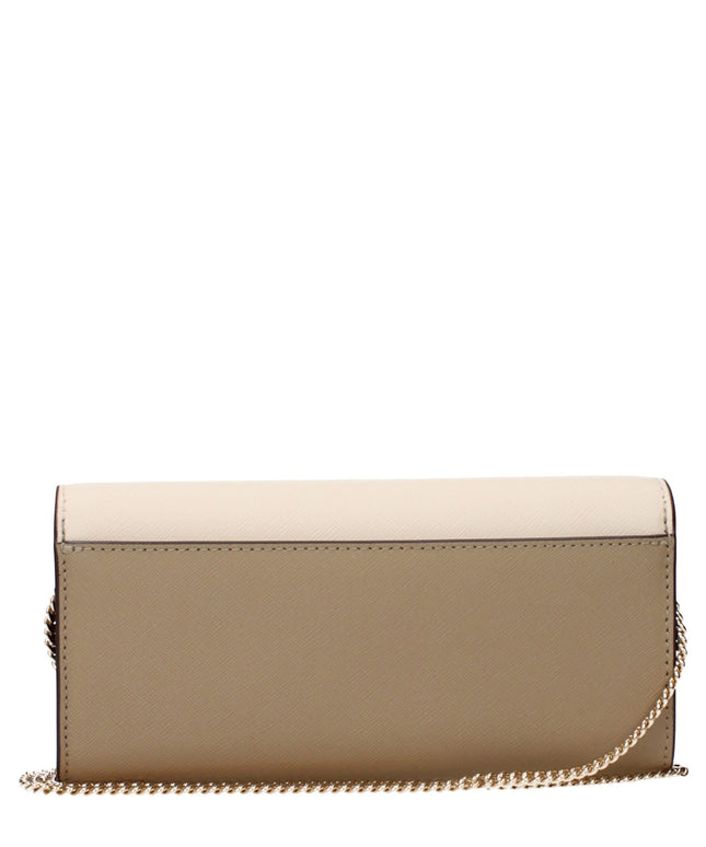 Tory Burch Beige Leather Clutch Bags