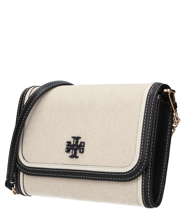 Tory Burch Beige Fabric Clutch Bags