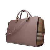 Burberry Gray Leather Handbags