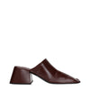Jil Sander Red Leather Mules