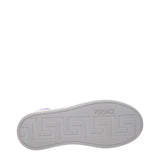 Versace White Leather Low Tops