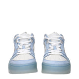 Moncler White Leather High Top Sneakers