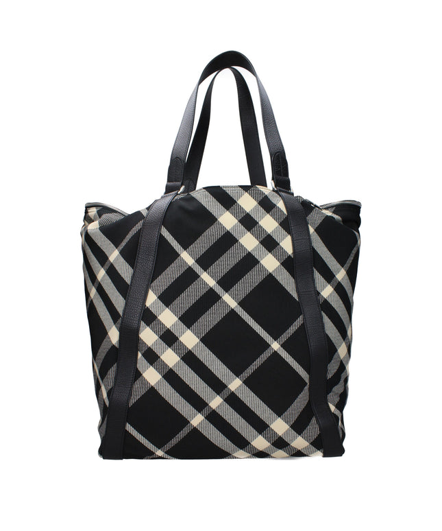 Burberry Black Fabric Shoulder Bags