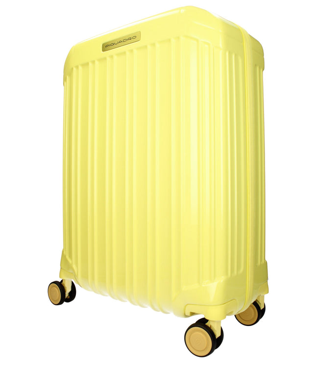 Piquadro Yellow Polycarbonate Luggage And Travel