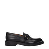 Christian Dior Black Leather Slip-On Loafers
