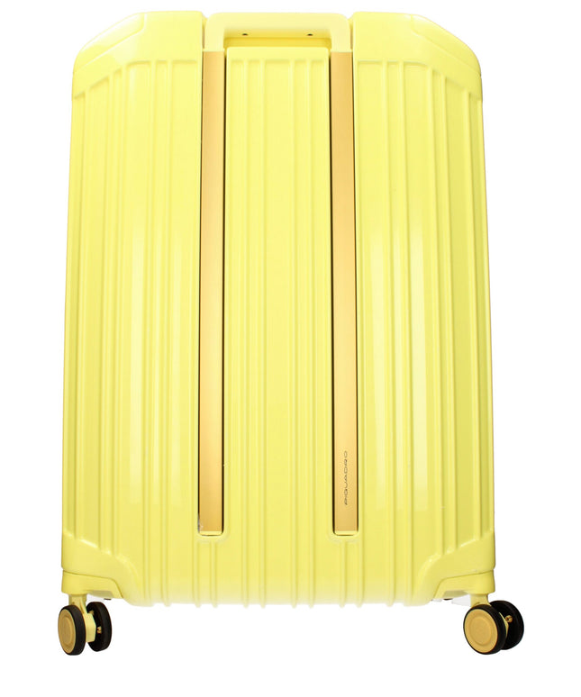Piquadro Yellow Polycarbonate Luggage And Travel