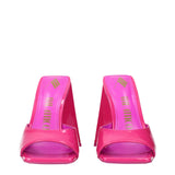 The Attico Pink Leather Platforms