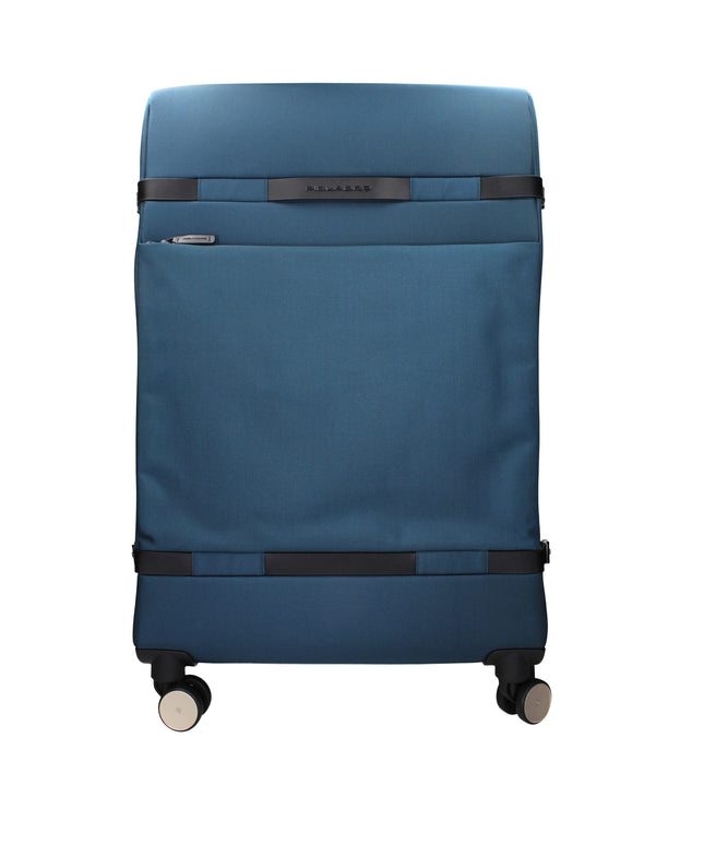 Piquadro Blue Fabric Luggage And Travel