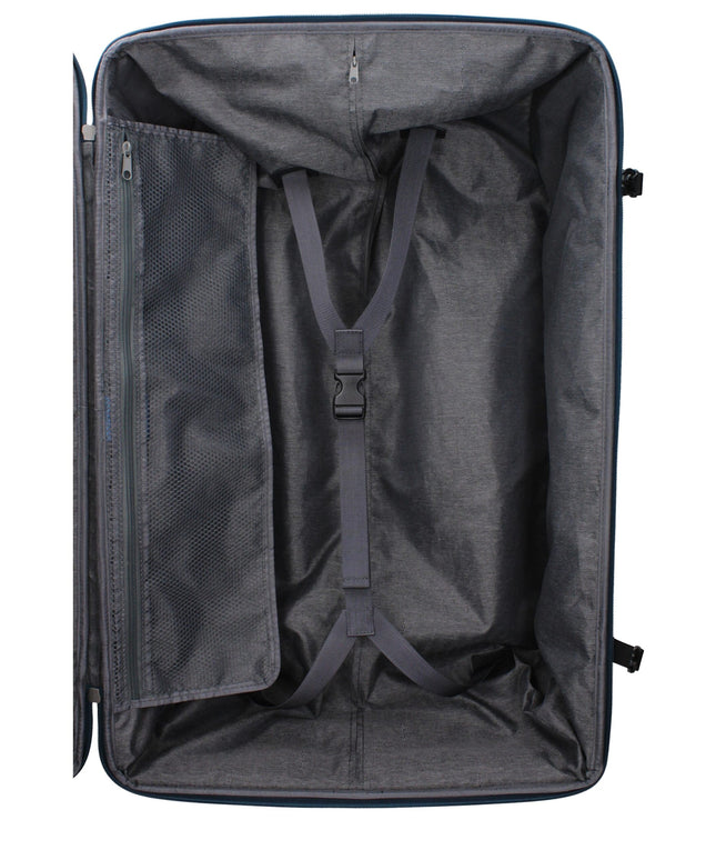 Piquadro Blue Fabric Luggage And Travel