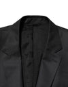 Dolce & Gabbana Dark Gray Wool Single Breasted 2 Piece Suit