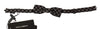 Dolce & Gabbana Brown Silk Polka Dot Jacquard MenBow Tie Papillon