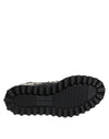 Dolce & Gabbana Black Studded Lace Up Mid Calf Boots Shoes
