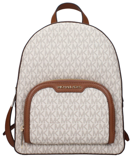 Michael Kors Beige Fabric Backpacks