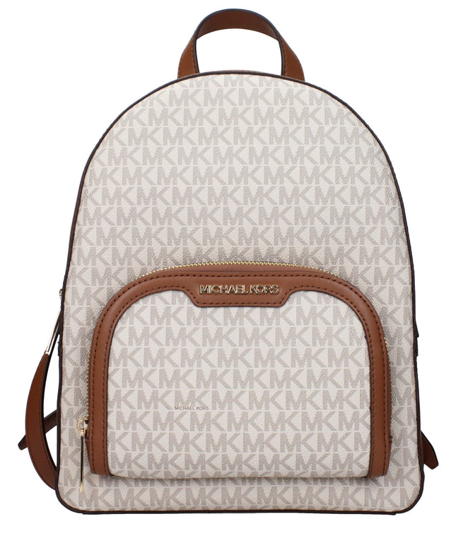 Michael Kors Beige Fabric Backpacks