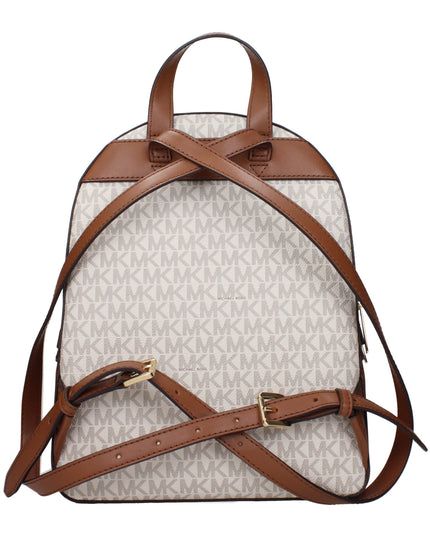 Michael Kors Beige Fabric Backpacks