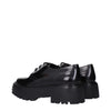 Celine Black Leather Oxfords And Derbies