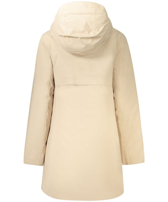 K-WAY Beige Polyester Jackets & Coat