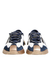 Dolce & Gabbana Blue White Low Top NS1 Men Sneakers Shoes