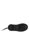 Dolce & Gabbana Black Low Top Lace Up Trekking Sneakers Shoes
