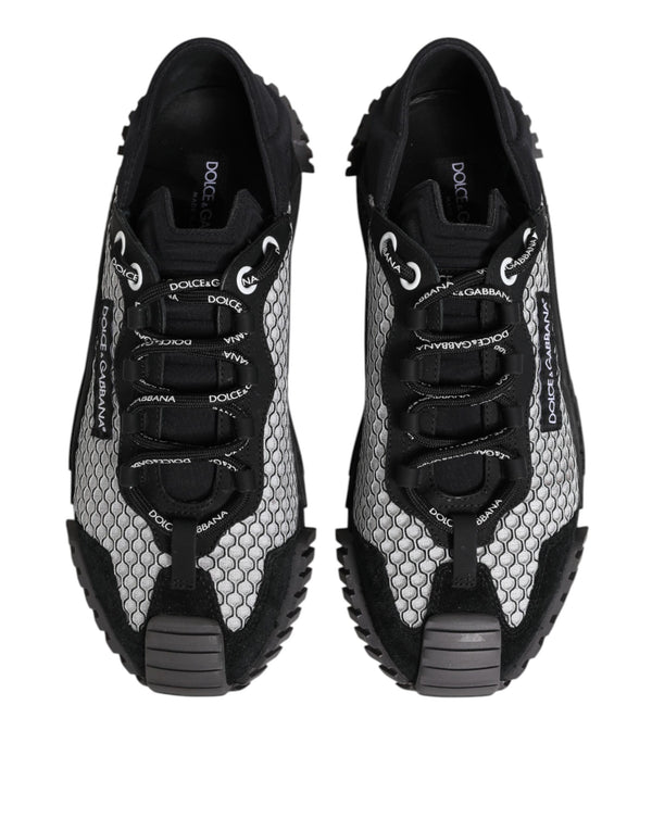 Dolce & Gabbana Multicolor Lace Up Low Top NS1 Sneakers Shoes