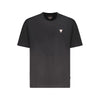 Guess Jeans Black Cotton Men T-Shirt