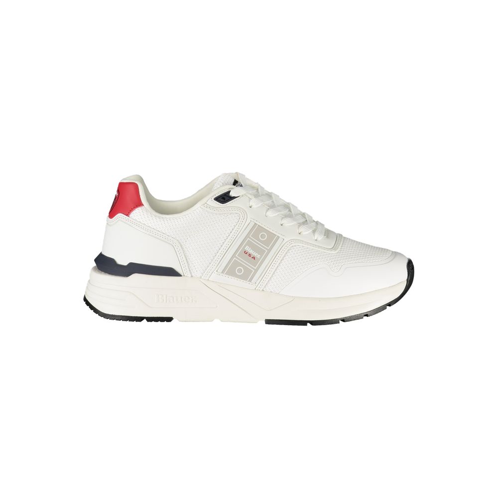 Blauer Blauer White Polyester Men Sneaker (Shoe Size Men: EU40/US7, nan: nan, nan: nan)