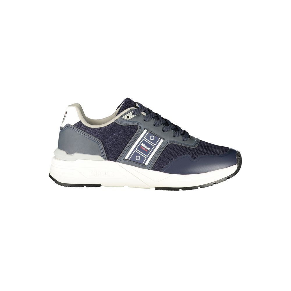 Blauer Blauer Blue Polyester Men Sneaker (Shoe Size Men: EU40/US7, nan: nan, nan: nan)