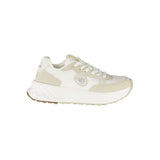 Blauer White Polyester Women Sneaker
